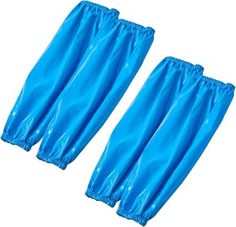 Yzurbu 2 Pairs Arm Sleeves Covers, Soft Waterproof Oil-proof Sleeves Protector for Arm with Elastic on Cuffs