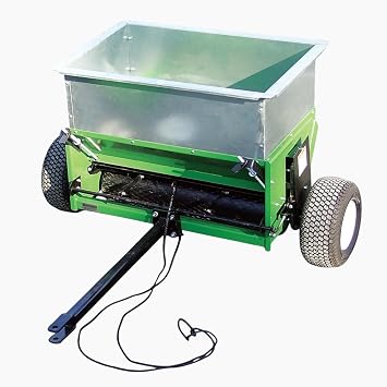 BuyBocceBalls Listing -Tennis/Bocce Court TruFlow TOPDRESSERS - 36 Tow Spreader 124-3065, 57" Overall with Wheels Attached