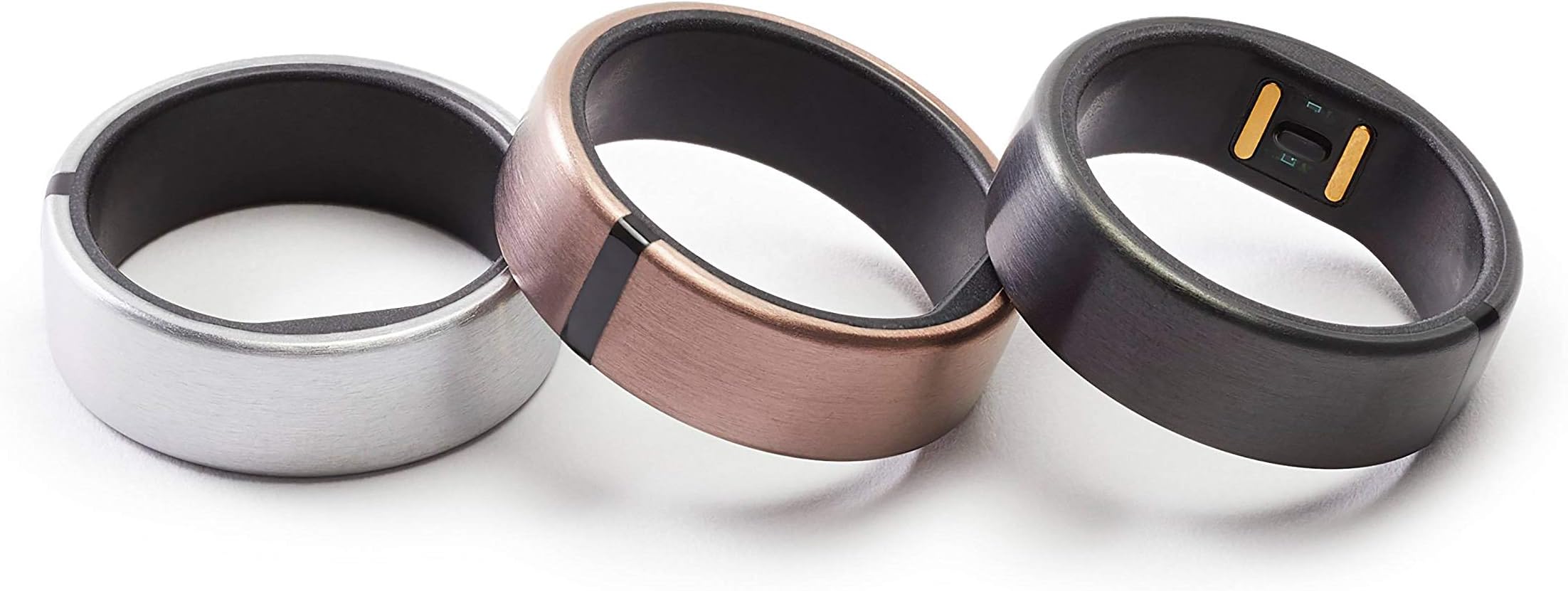 Motiv Ring Fitness, Sleep and Heart Rate Tracker for iPhone and iOS - Waterproof Activity and HR Monitor - Calorie and Step Counter - Pedometer