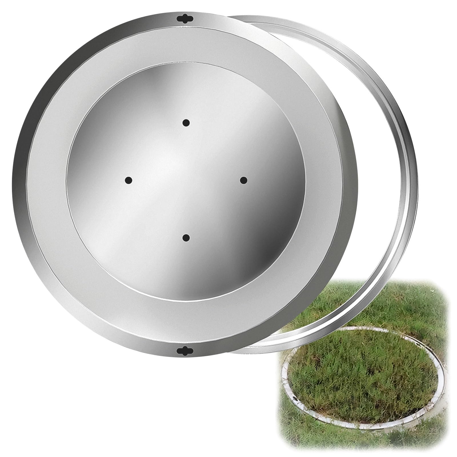 Trou d'égout étanche en acier 304 avec système de drainage