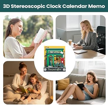 3D Memo Calendar Sculpture Sticky Notes Decoration
