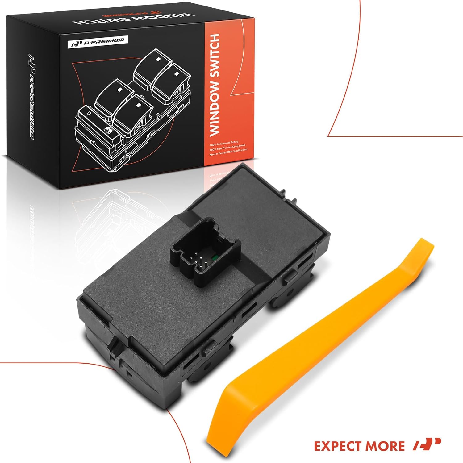 A-Premium Master Power Window Switch Compatible with Chevrolet Sonic 2017-2020 & Buick Regal 2012-2017, Front Left Driver Side