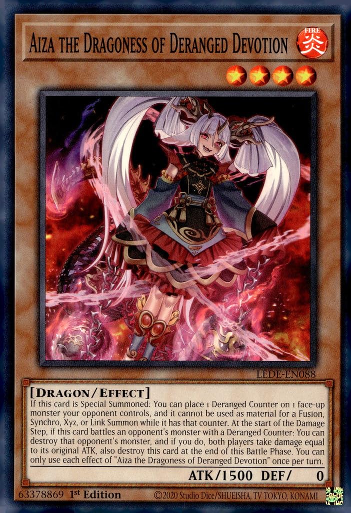 Amazon.com: YU-GI-OH! Aiza The Dragoness of Deranged Devotion