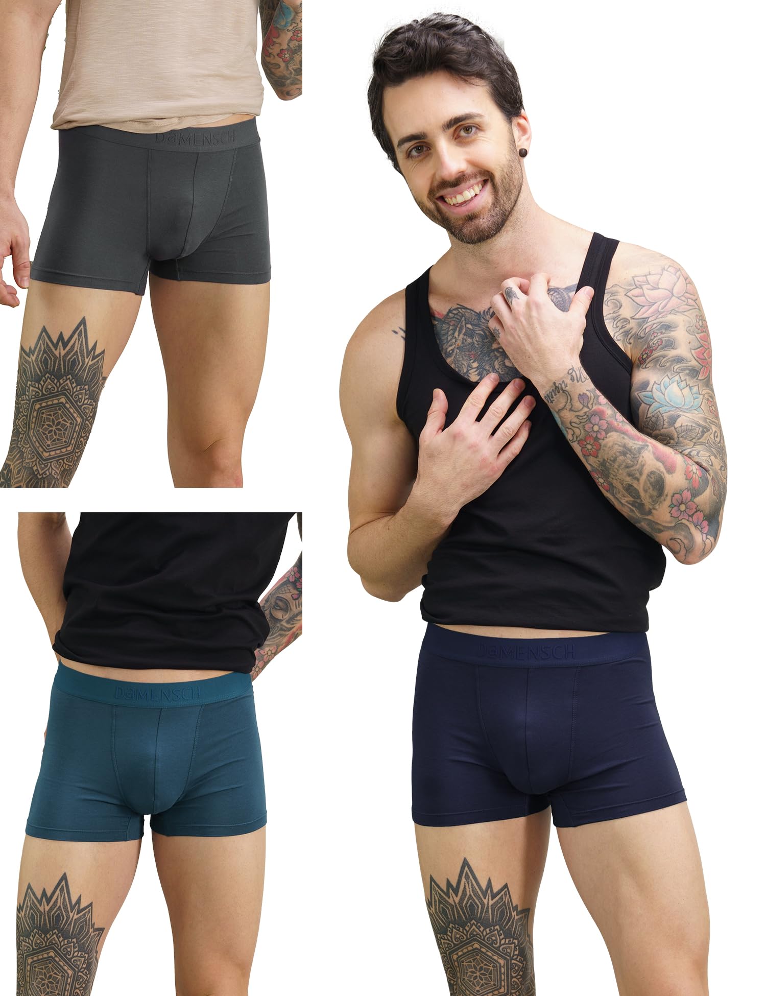 damensch Modal Regular Fit Printed Trunk Underwear Anti-Bacterial Moisture Wicking Breathable Microfibre Waistband Comfortable Deo-Soft Trunks for Men-picture-42