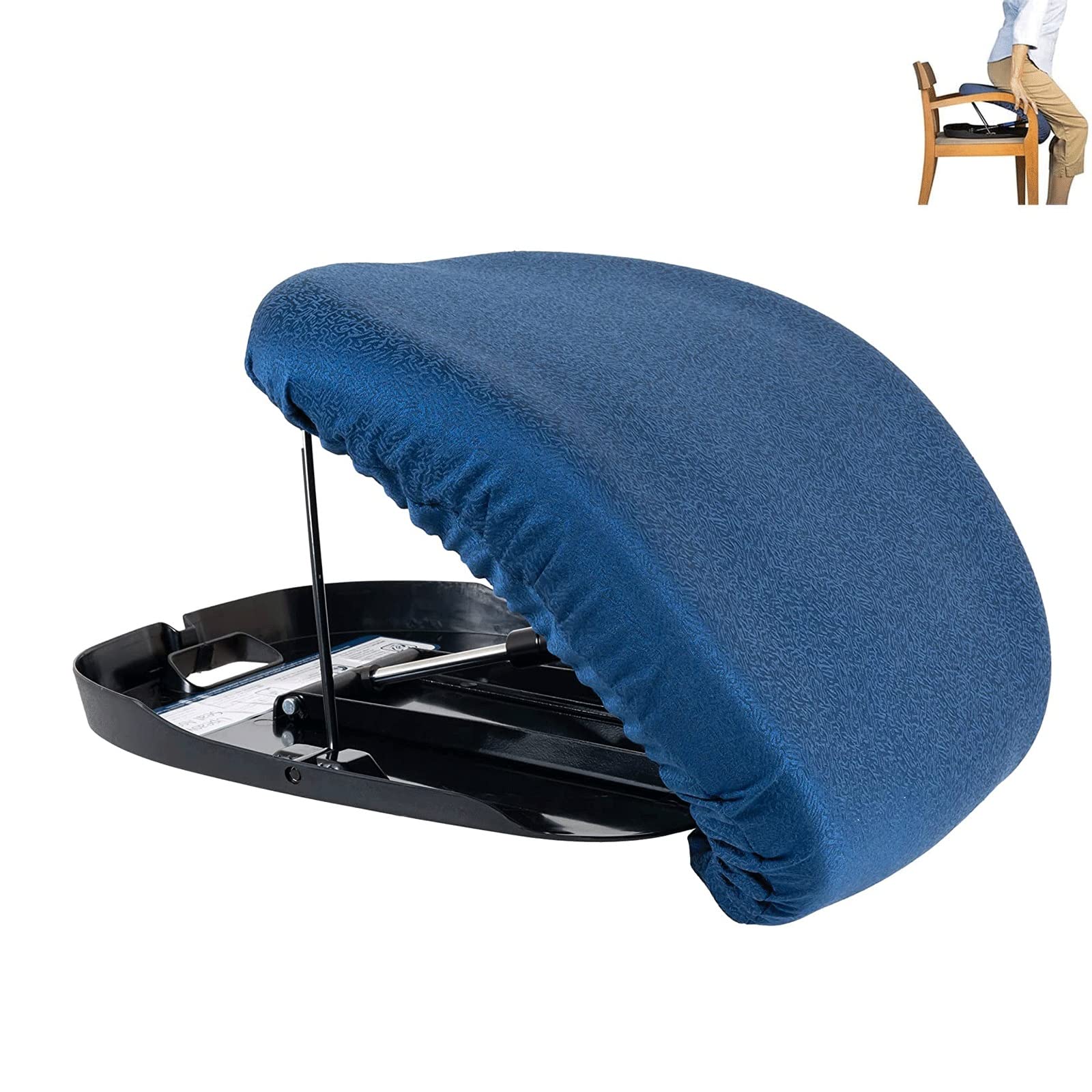 Portable Chair Lift And Sofa Stand Assist, Memory Foam Cushion Self Lifting Chair Seat Assist Lifting Cushion 6 Stage Adjustment Sofa Stand Assist Aid Up To 340Lbs