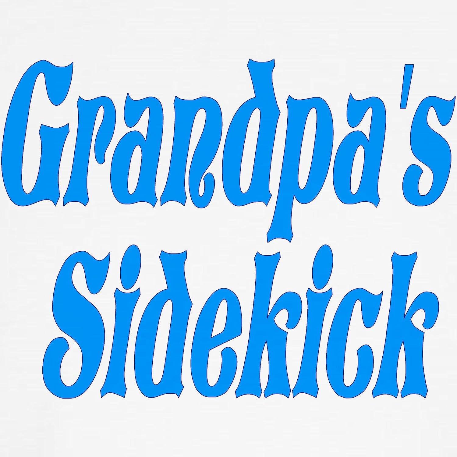 CafePress Grandpa's Sidekick Toddler T Shirt Cute Toddler Graphic Tee, 100% Cotton