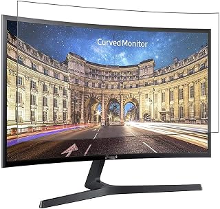 Puccy 2 Pack Anti Blue Light Screen Protector Film, compatible with Samsung C27F396FHU LC27F396FHUXEN 27" Display Monitor TPU Guard （ Not Tempered Glass Protectors ）