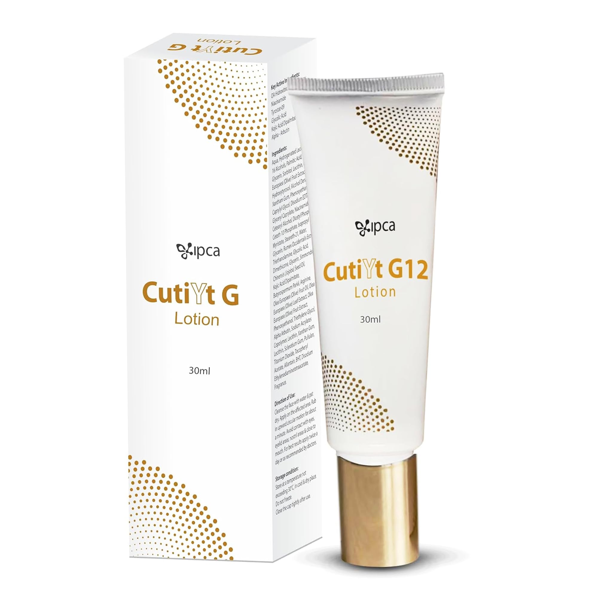 IPCA CUTIYT G12 Lotion – 30ml Body Care Lotion for Uneven Skin Tone & Texture, Helps Reduce Appearance of Dark Patches, Smoothening Formula for Elbows, Knees & Neck-image-20