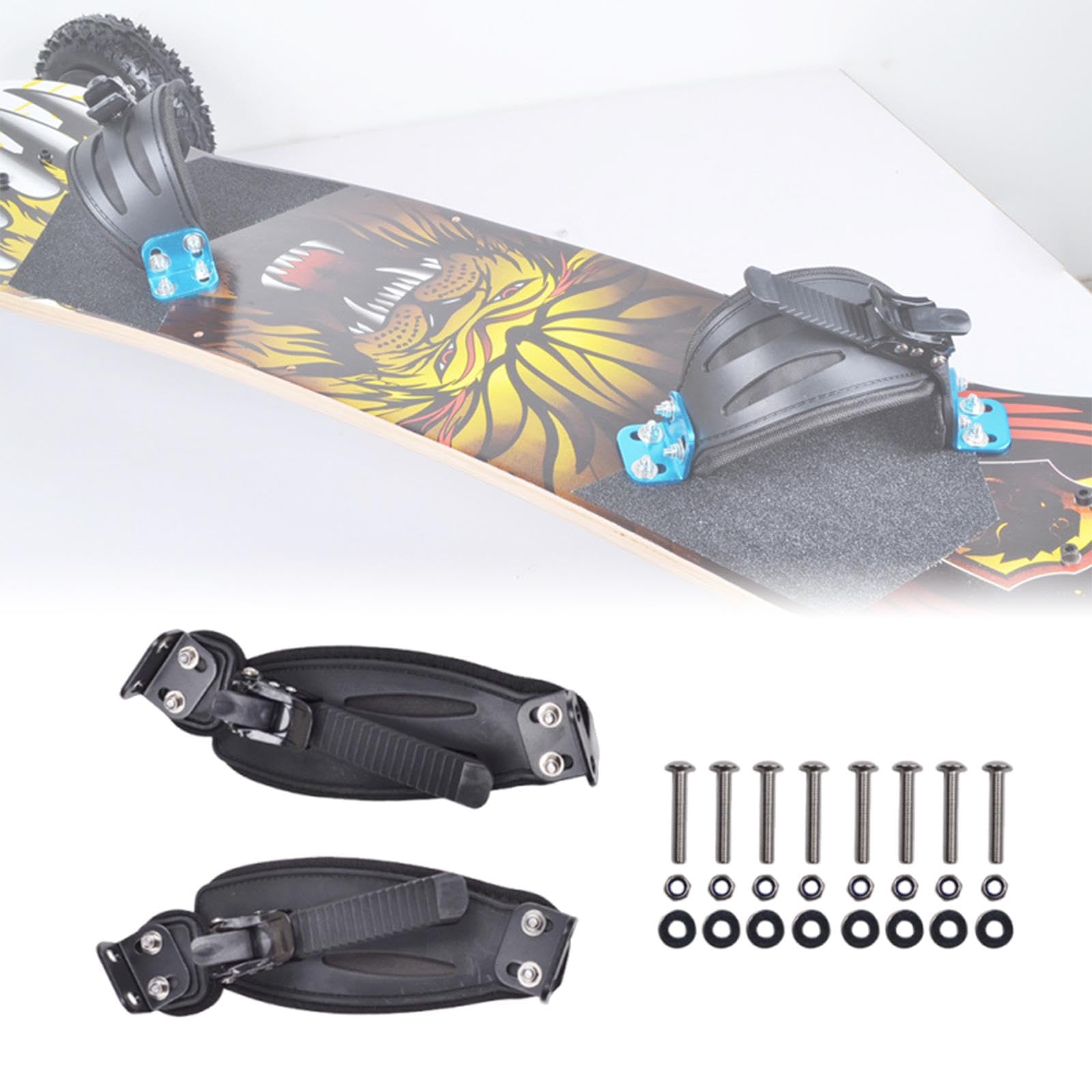 Fenteer Sangles de Pied pour Skateboard Mountain Support de Pied pour Skateboard