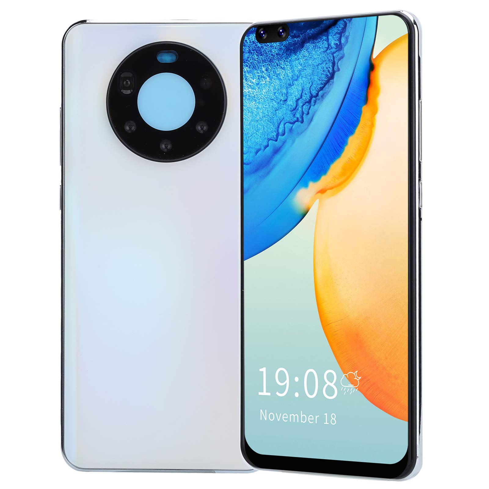 6.82 inch Screen Smartphone Unlock, 2+16G 128GB Dual Cards Dual Standby Mobile Phone with WiFi+BT+FM