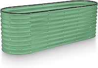 Vista 25 de Plant & Plot Camas de jardín elevadas galvanizadas para exteriores/ Jardinera elevada de 4 x 2 x 2 pies para jardinería, verduras, flores, caja