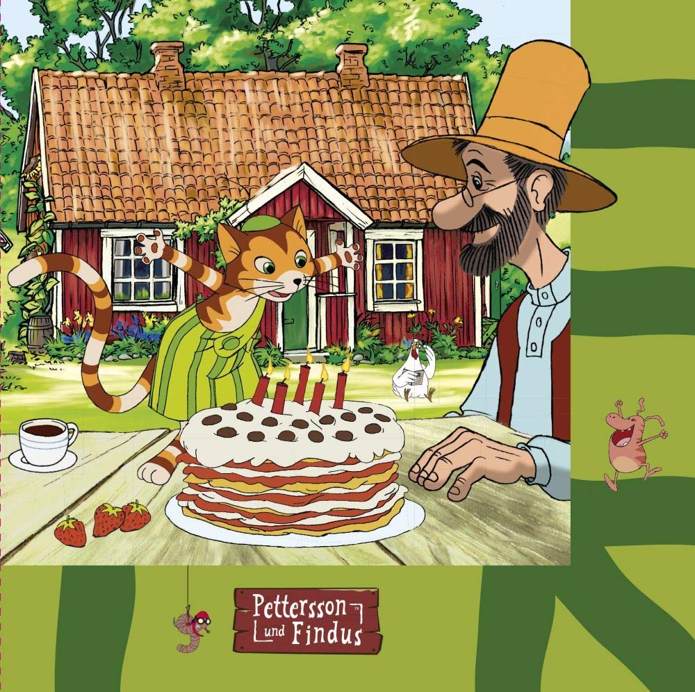 68-teiliges Party-Set Pettersson Und Findus – Für 8 Kinder Mit Tellern, Bechern, Tattoos & Mehr