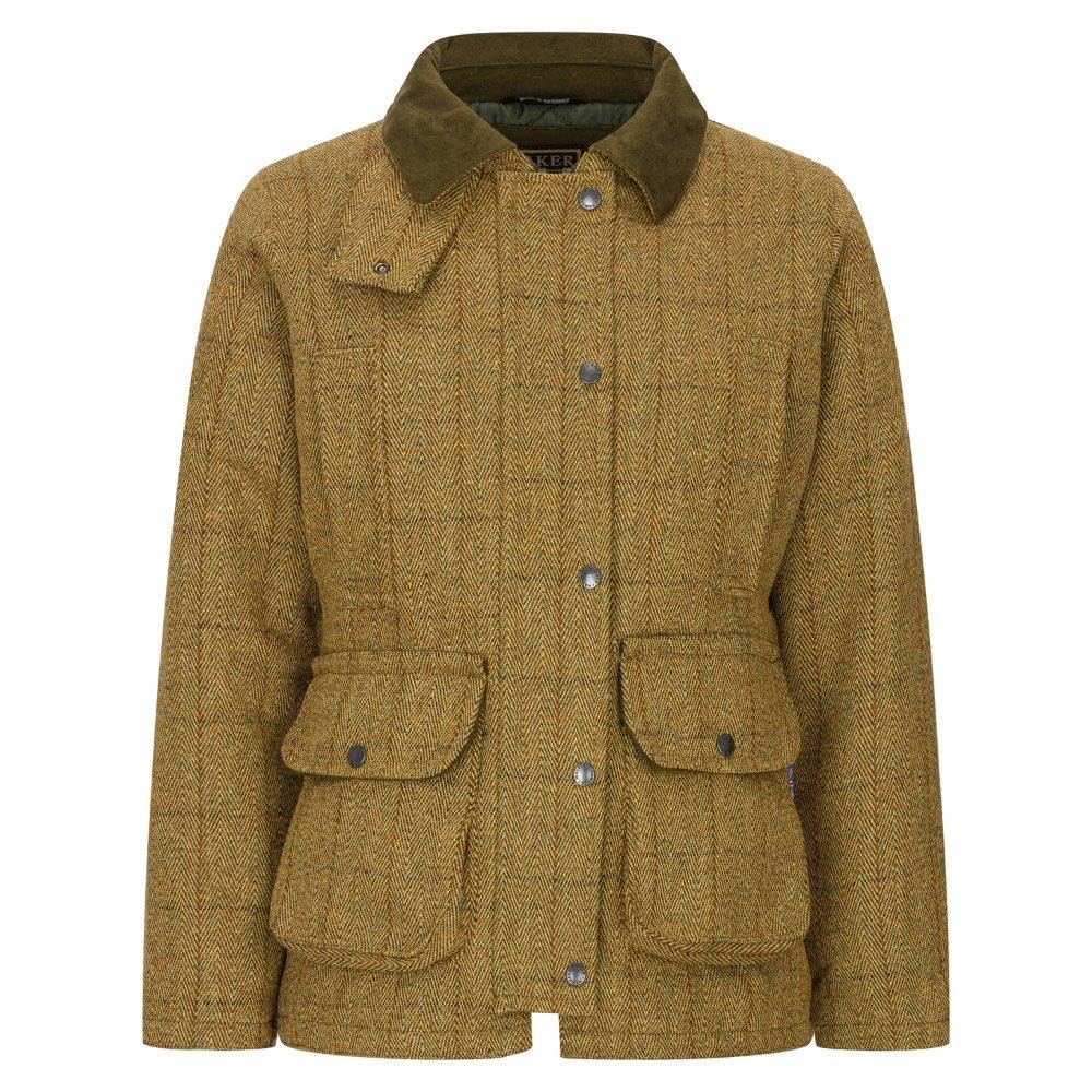 Walker & Hawkes - Veste Derby pour femme - tweed - pour la chasse/campagne - sauge foncé