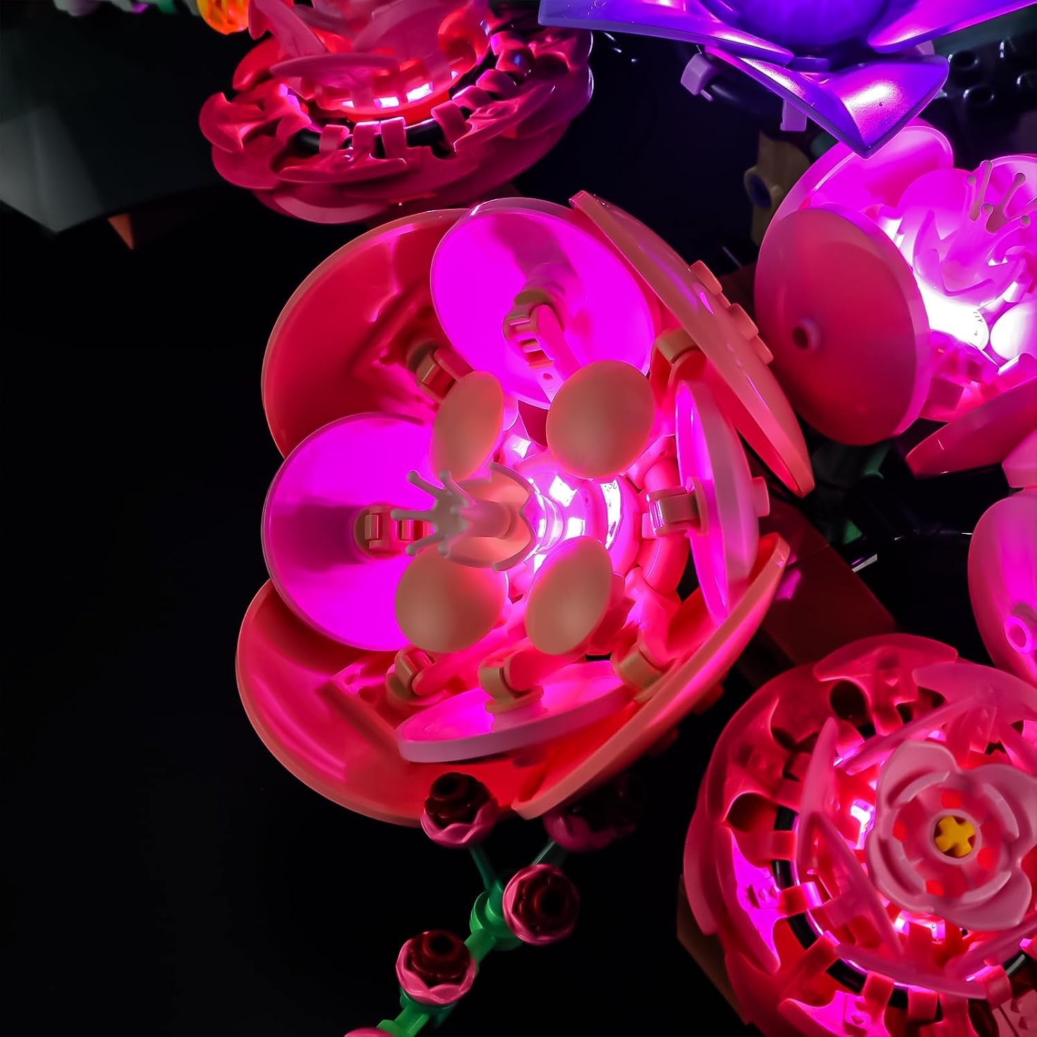 GEAMENT LED Light Kit Compatible with LEGO Flower Wall Botanicals 11503