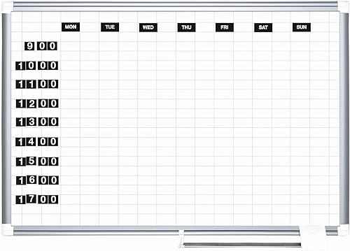 Miniatura 8 de MasterVision Letras magnéticas 12 x 34 pulgadas rojo sobre blanco 120 piezas