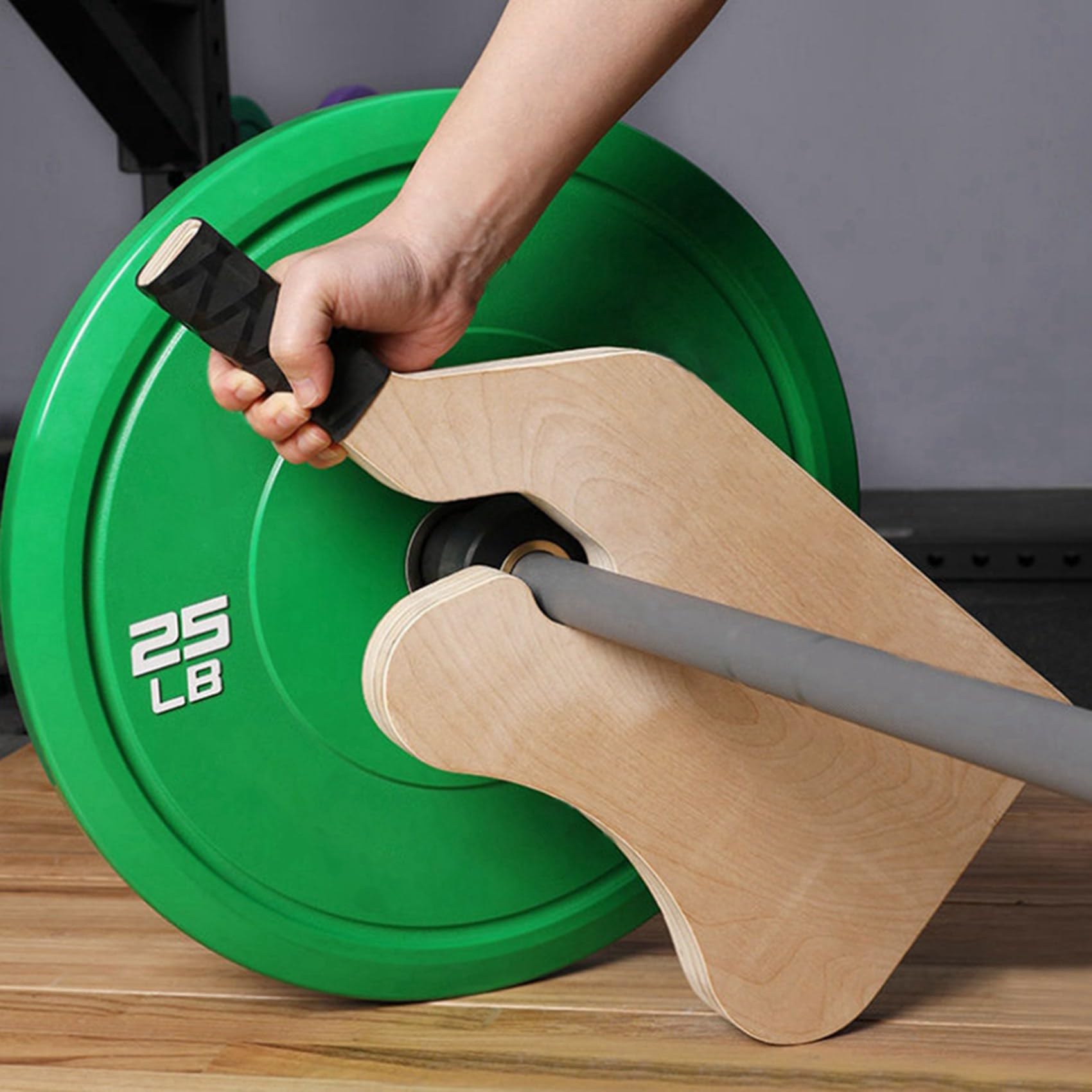 2X Jack per Stacco in Legno,Jack con Bilanciere,Jack per Sollevamento con Bilanciere,per Barra per Allenamento con I Pesi,Supporto per Bilanciere,Tavola Sollevamento per Bilancieri