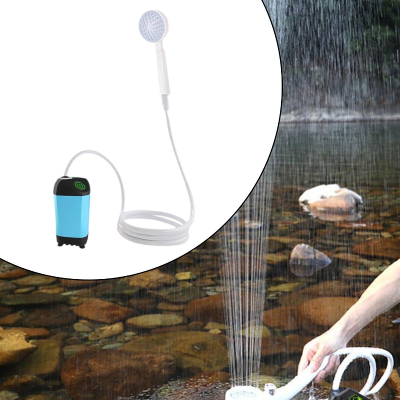 Gralara Ducha portátil con Cabezal, Ideal para Actividades al Aire Libre, Viajes y Cuidado de Plantas, Normal