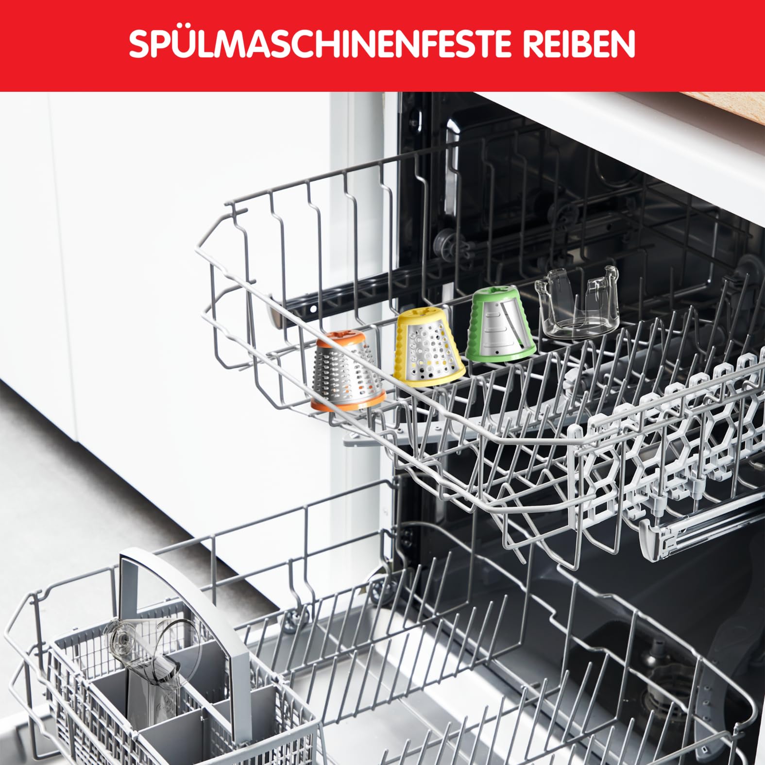 Moulinex Fresh Express 3 in 1 Elektrisches Schnitzelwerk – Bild 3