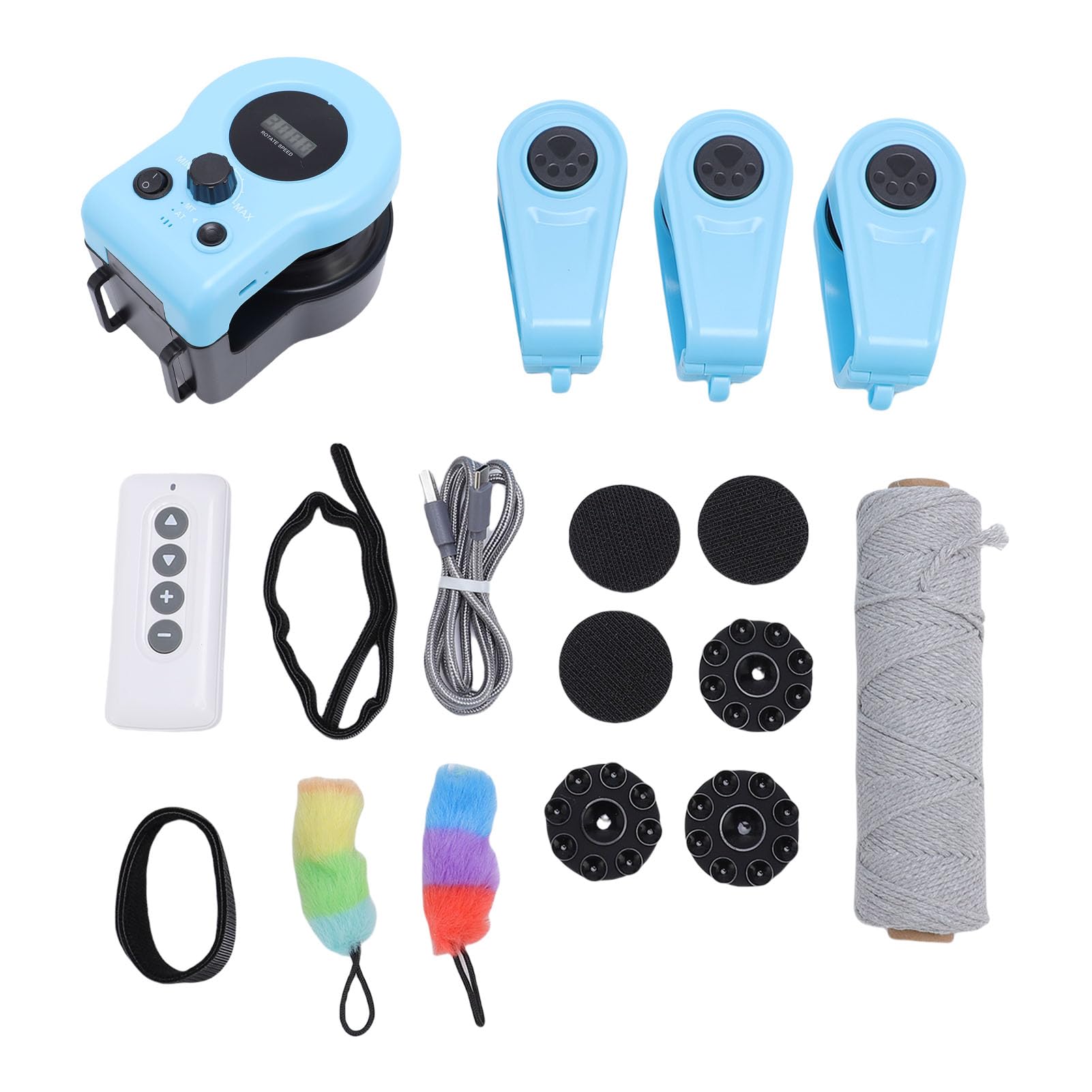 Juguete eléctrico para ejercicio para gatos, juguete interactivo con control remoto, juguete para correr con sonido para jugar en interiores