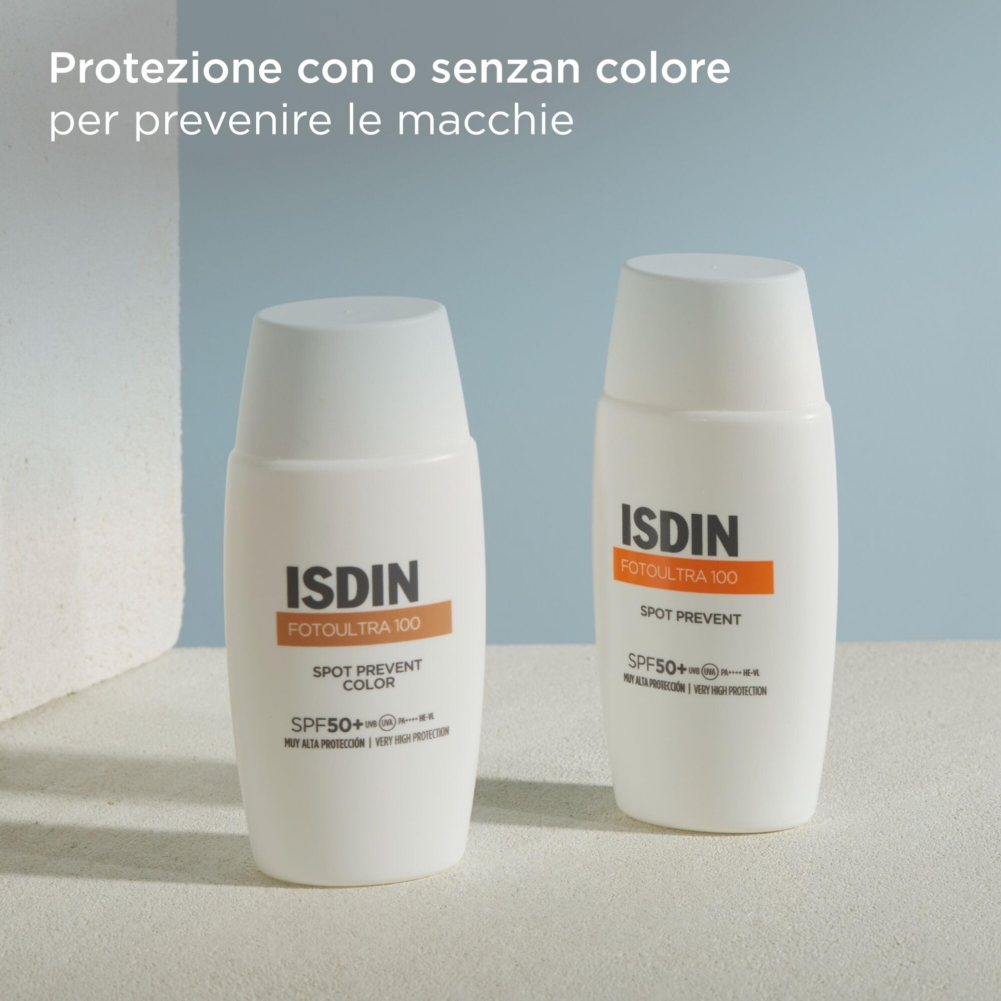 ISDIN Fotoultra 100 Spot Prevent SPF 50+ (50 ml) | Crema Solare Viso Antimacchia | Aiuta a Contrastare la Comparsa delle Macchie Solari | Adatta a Tutti i Tipi di Pelle