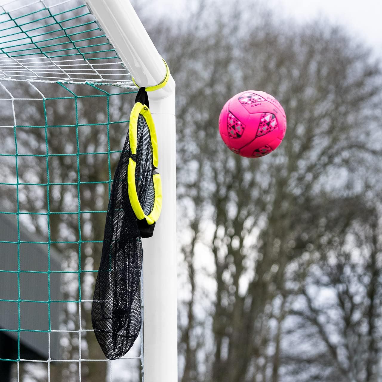 FORZA World's Smallest Soccer Target Net - Small Soccer Goal Target Net & Bag