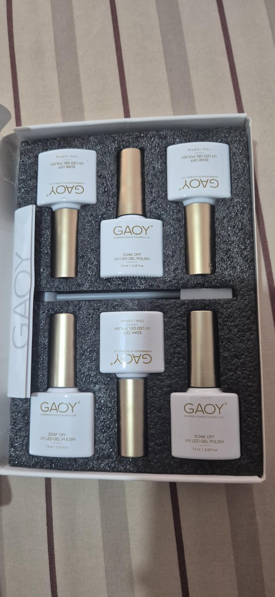 GAOY Cat Eye Gel Nail Polish Set with Magnet for Green Blue Pink Glitter Holographic Cat Eye, Salon Gel Manicure and Nail Art DIY at Home, Minty Fresh 0.25 fl.oz