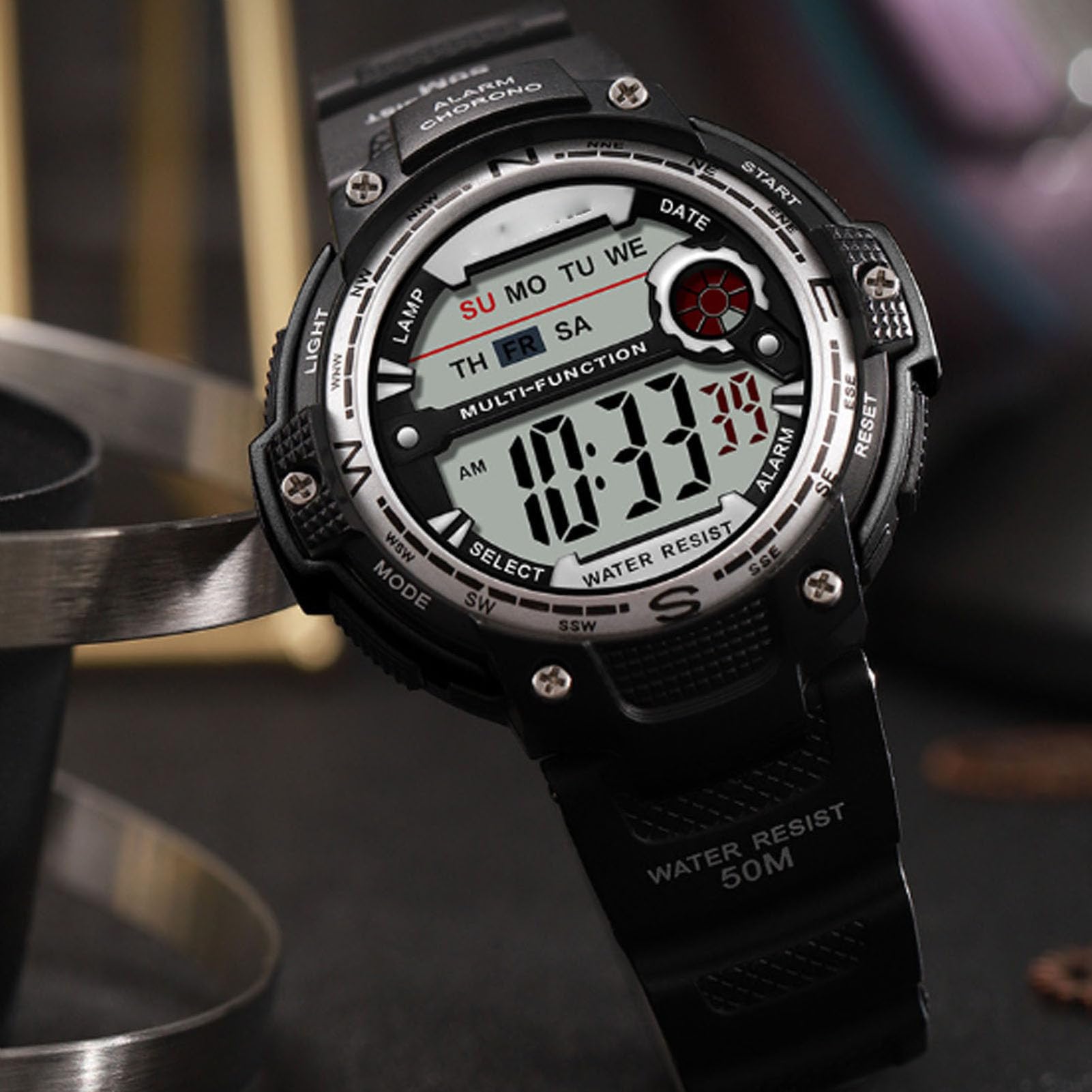 Alatech GLOBAL Star2 GPS Sports Watch WB002 GPS-sporthorloge 43 Mm Grijs Zwart