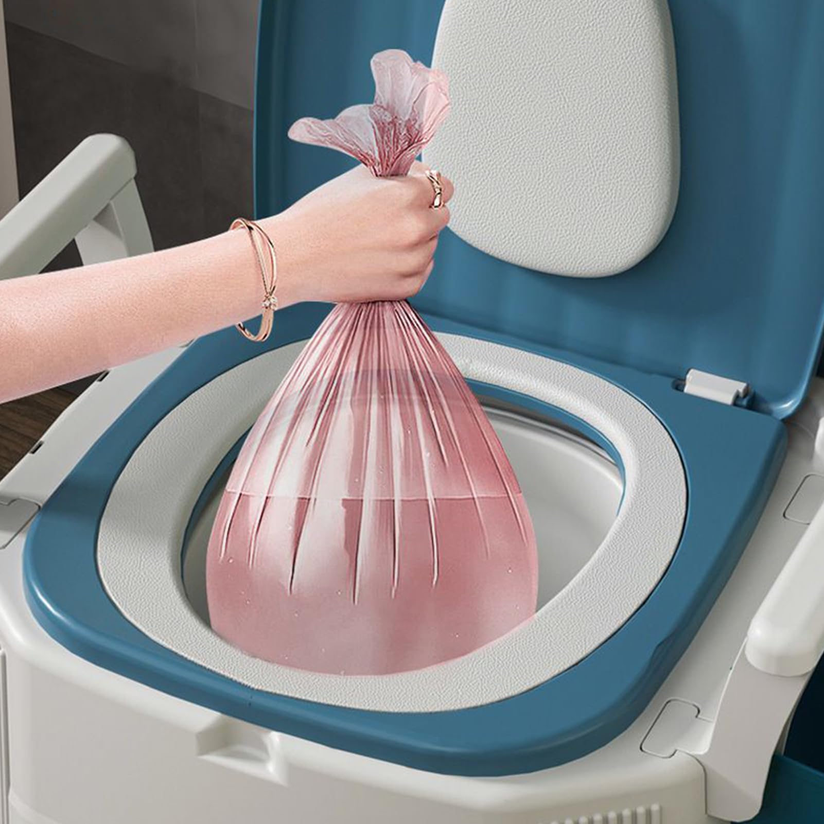 Toilette portatile da campeggio – Sedia da esterno – Vasino per addestramento bambini, comodino, sedia per casa, anziani, donne incinte