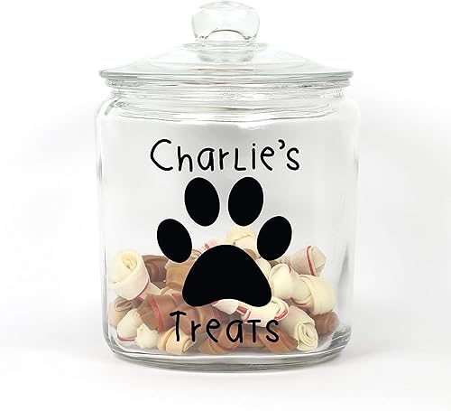Miniatura 2 de Personalized Dog Glass Treat Jar