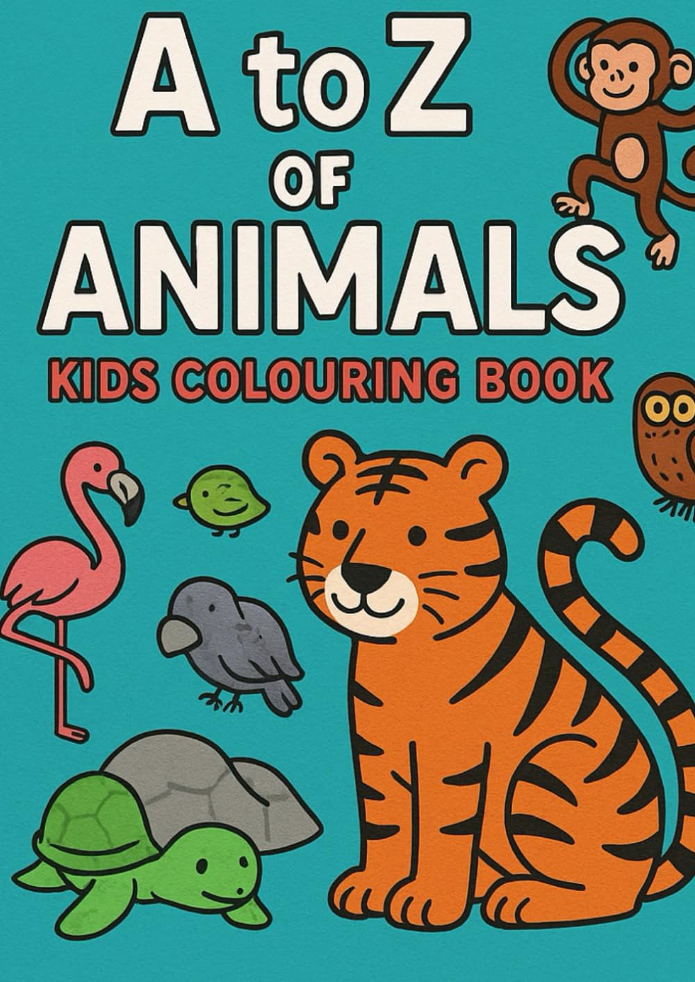 A to Z of Animals Colouring Book