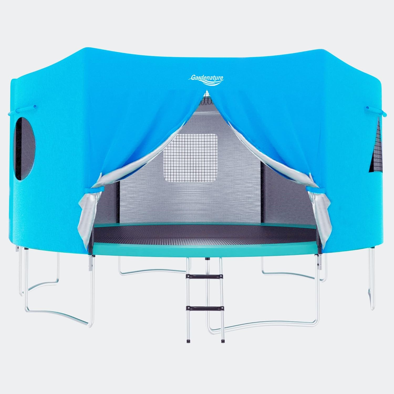 Trampoline Tent Cover Frameless Shade with LED Light