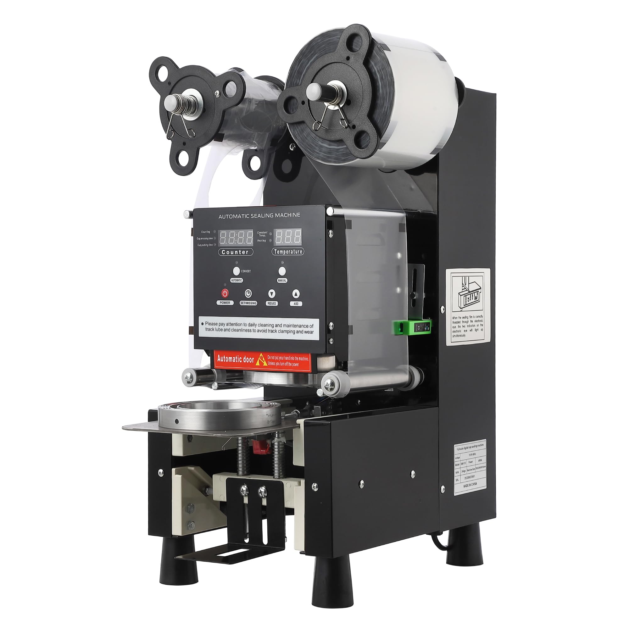 Machine à sceller les gobelets anti-fuite scellant 600 tasses par heure