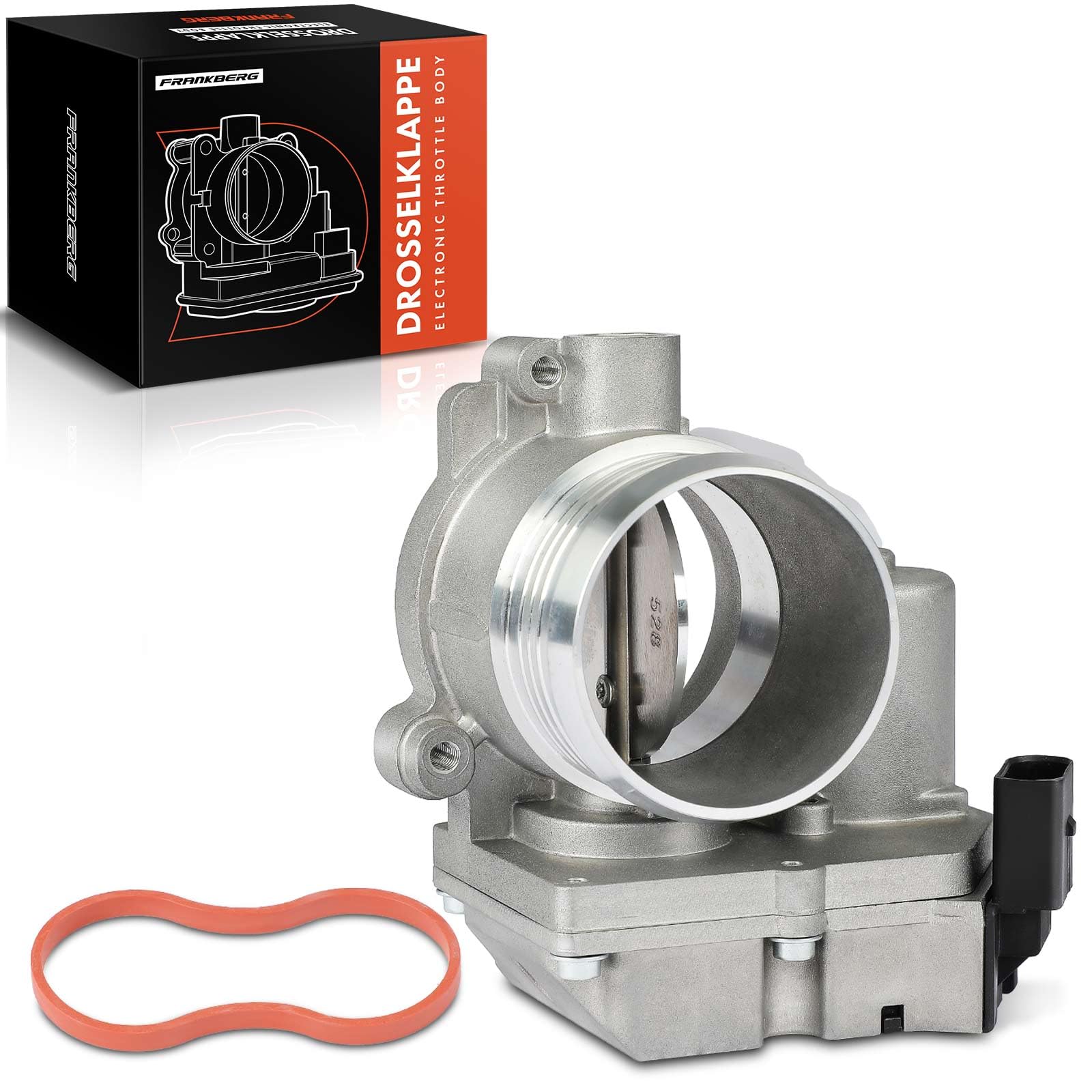 Frankberg Válvula de mariposa cuerpo de mariposa 4 Polos 7V2Q9E926AB | Compatible con: Fiesta VI CB1 CCN,Focus II Turnier DA DS FFS,Focus II DA DP HCP