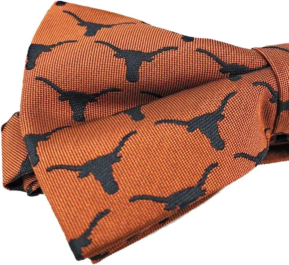 Eagles Wings Kansas Repeated Logo Bow Tie - Jayhawks College Team Bowties
