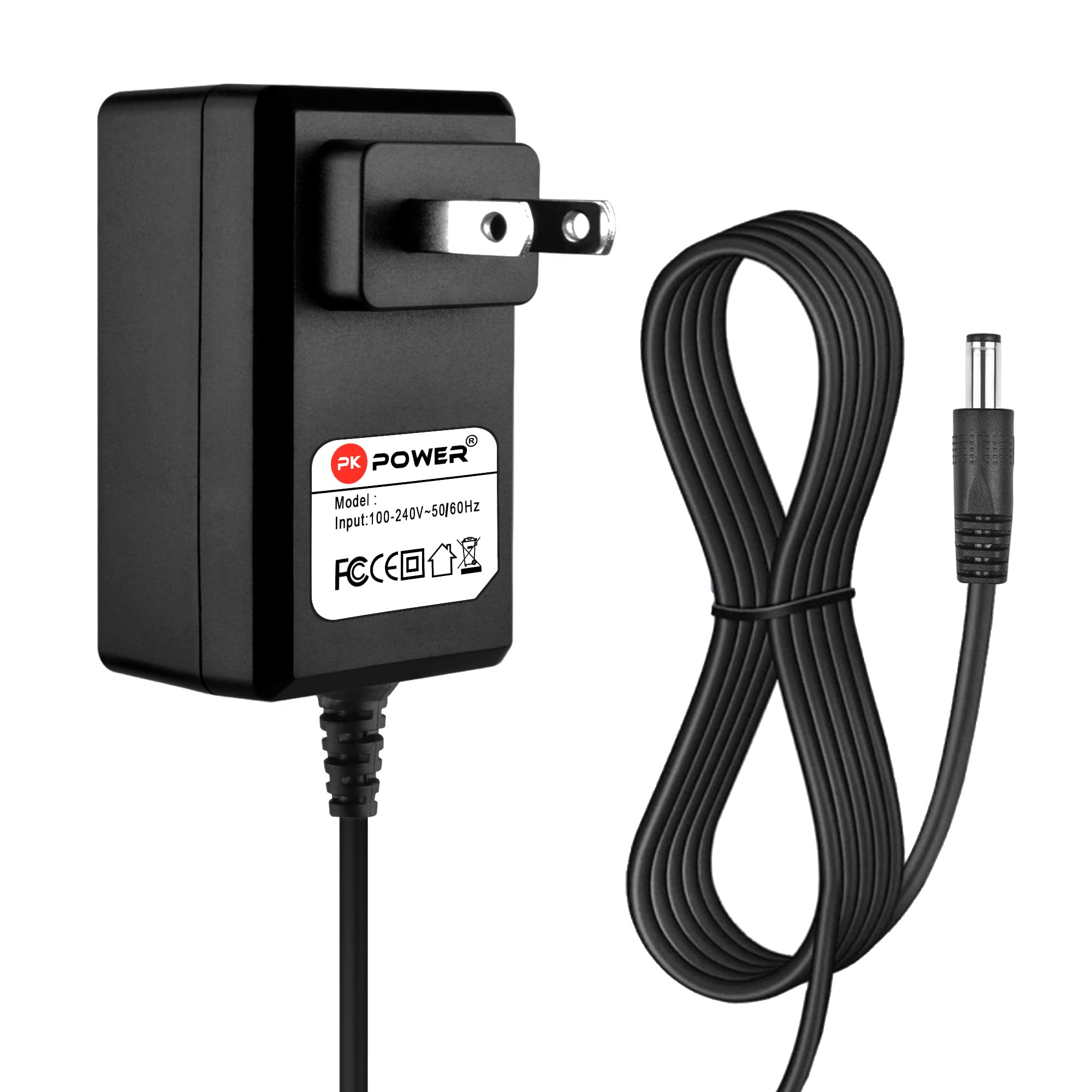 PKPOWER 13.5V AC DC Adapter，Power Adapter Power Supply Replacemnet for Westinghouse Portable DVD Player WD-20SC7 WD-1191 WD-1212 WD-1271 WD-1281 WD-