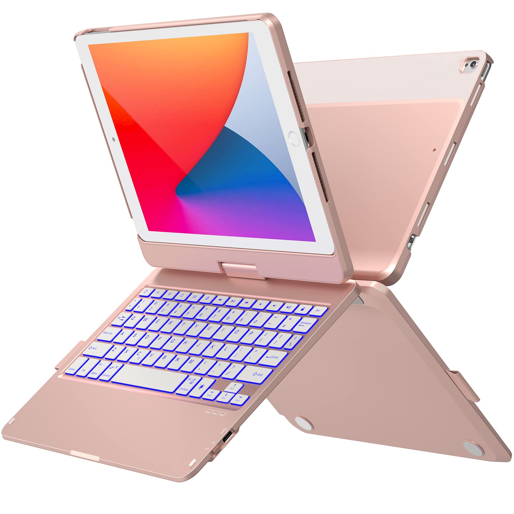 Amazon.co.jp: iPad 9世代キーボードケース iPad 10.2 キーボード iPad