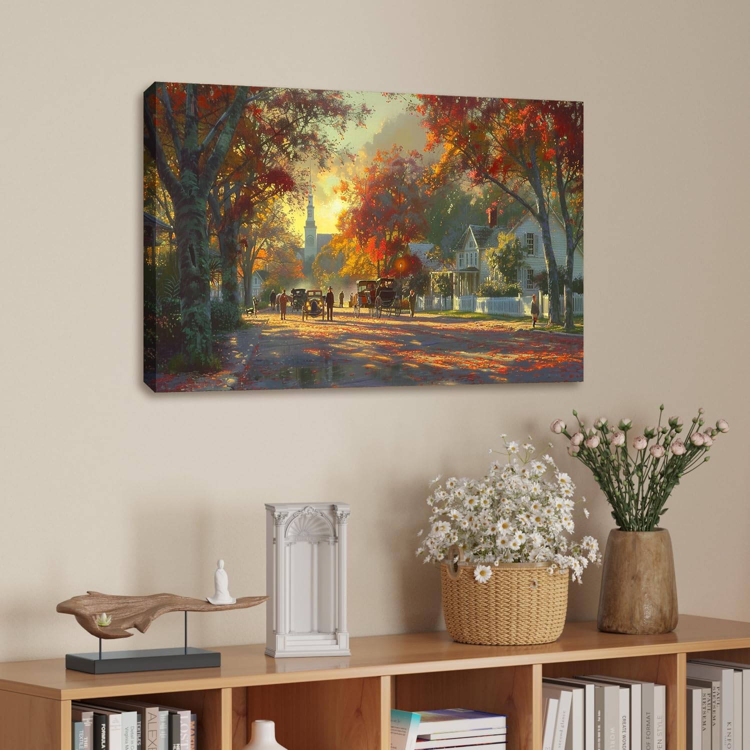 ウォール26 wall26 キャンバスアート 3点セット Sunrise Amazon｜BOHU ARTS 日曜日 お出かけ キャンバスアート 絵画 風景 壁