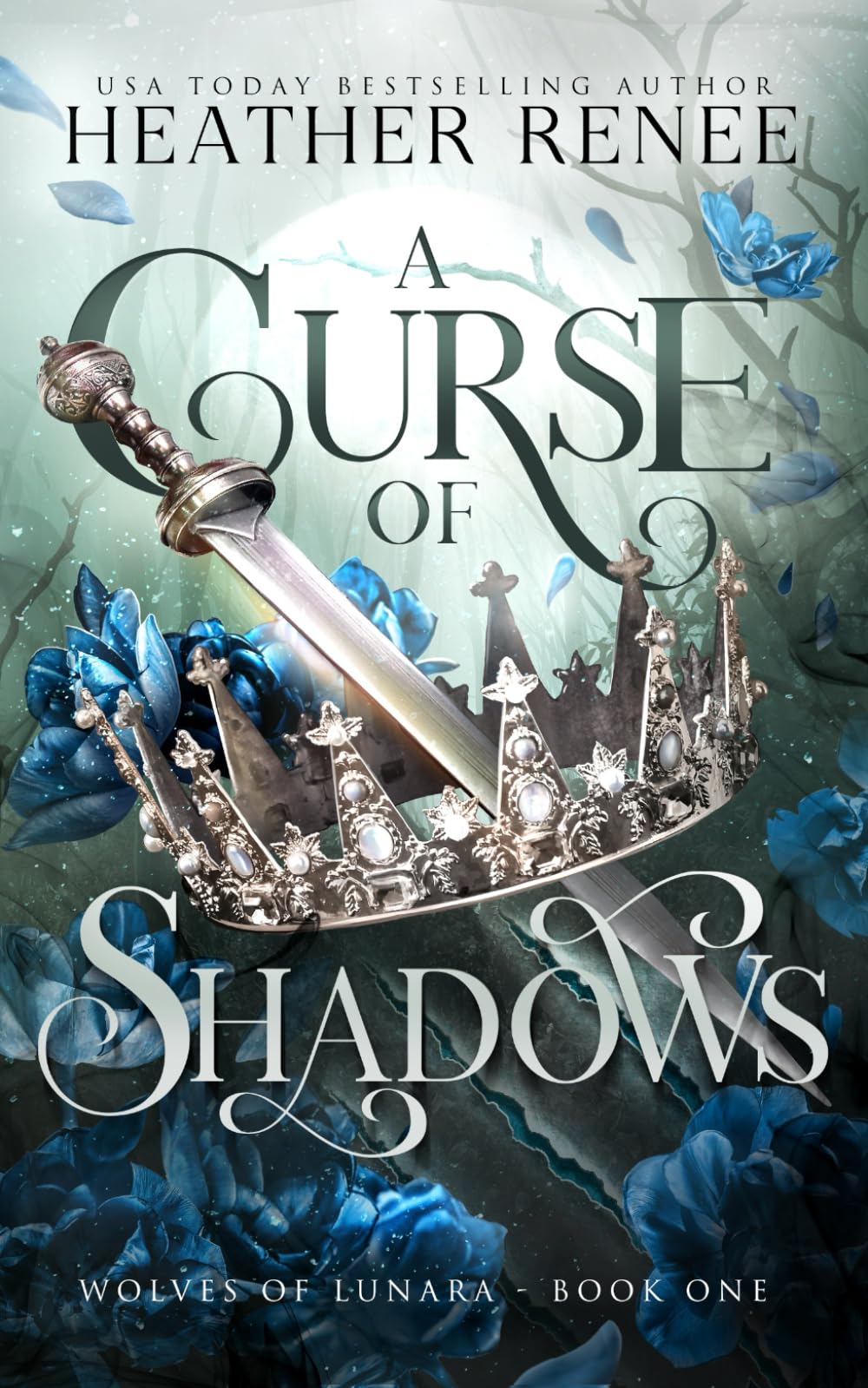 A Curse of Shadows: A Wolf Shifter Romantasy Standalone (Wolves of Lunara)