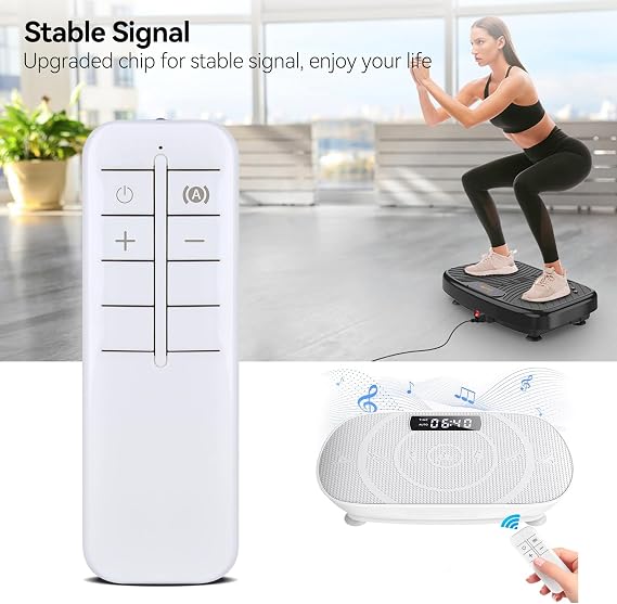 PZL Replacement for MERACH Vibration Plate Exercise Machine MR-2398 MR-2398P Remote Control, for YESOUL YS-VM60, for ZENACTIVE Vibration Plate