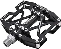MZYRH Mountain Bike Pedals: Ultra Strong Colorful CNC 9/16" Sealed 3 Bearing, Anti-Skid for MTB Road BMX