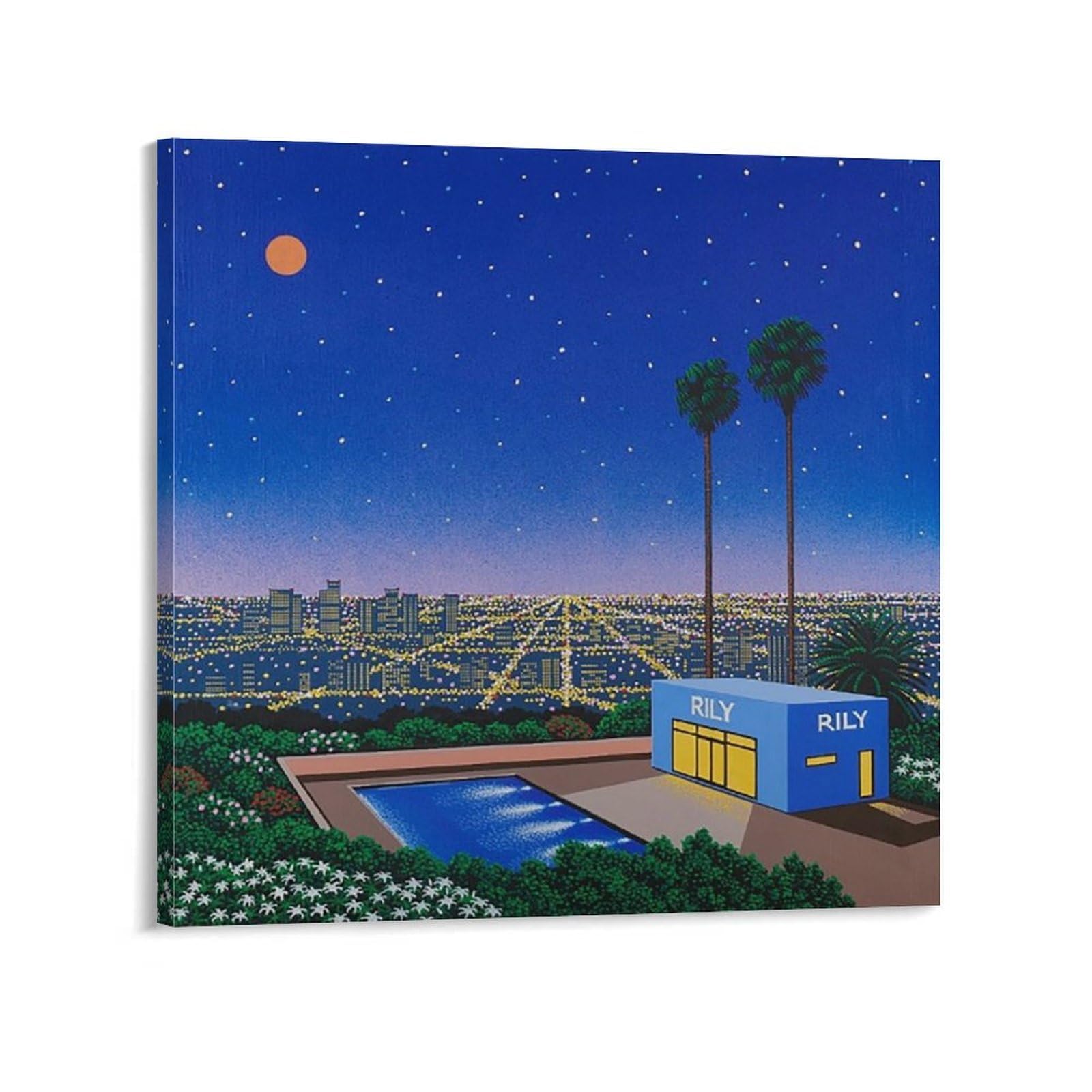 Amazon.co.jp: ​イラストレーター 永井博（Hiroshi Nagai）絵画
