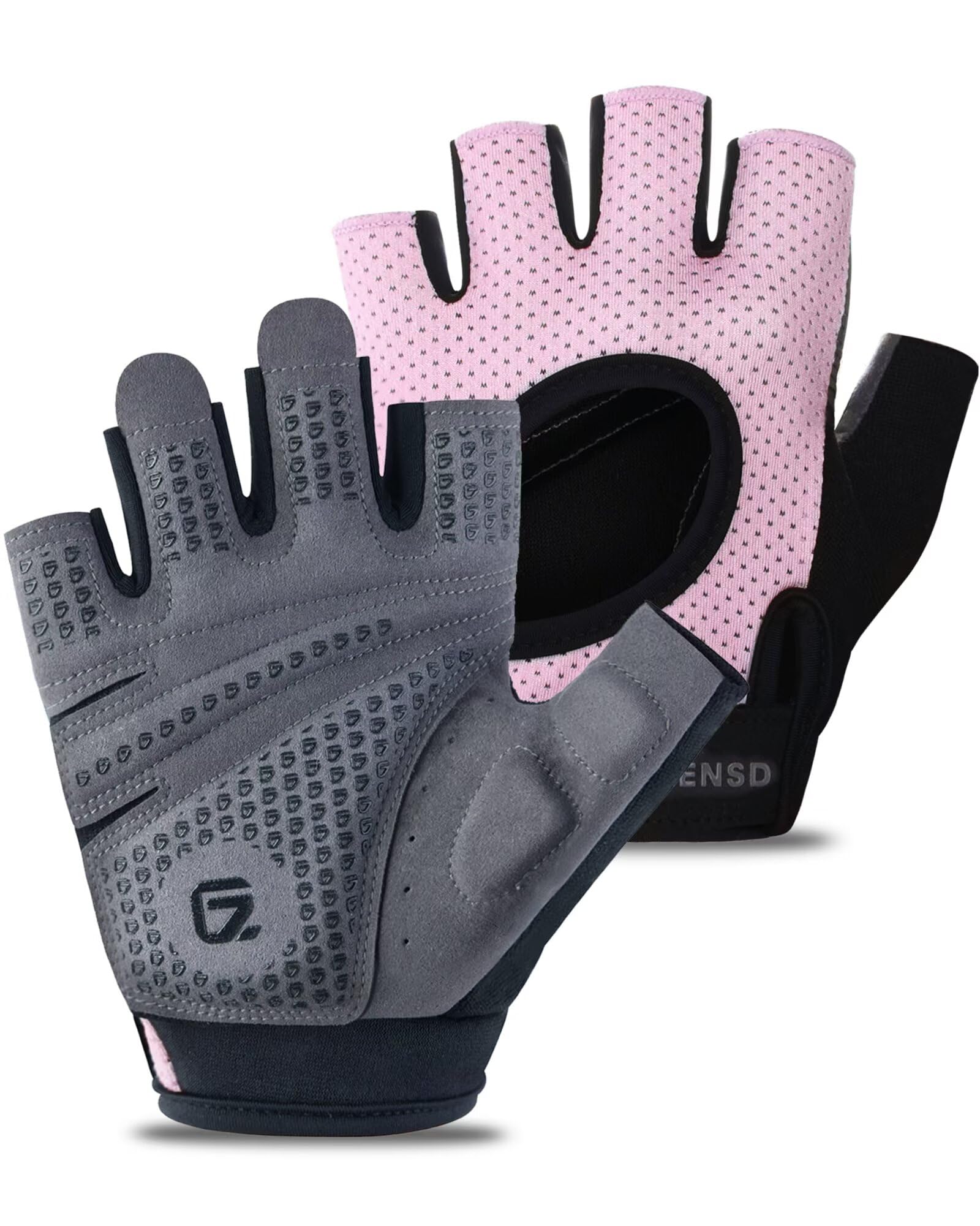 GADIEMKENSD Trainingshandschuhe mit vollständigem Handflächenschutz, rutschfest, atmungsaktiv, ergonomische Unterstützung, Unisex, geeignet für Verschiedene Übungen