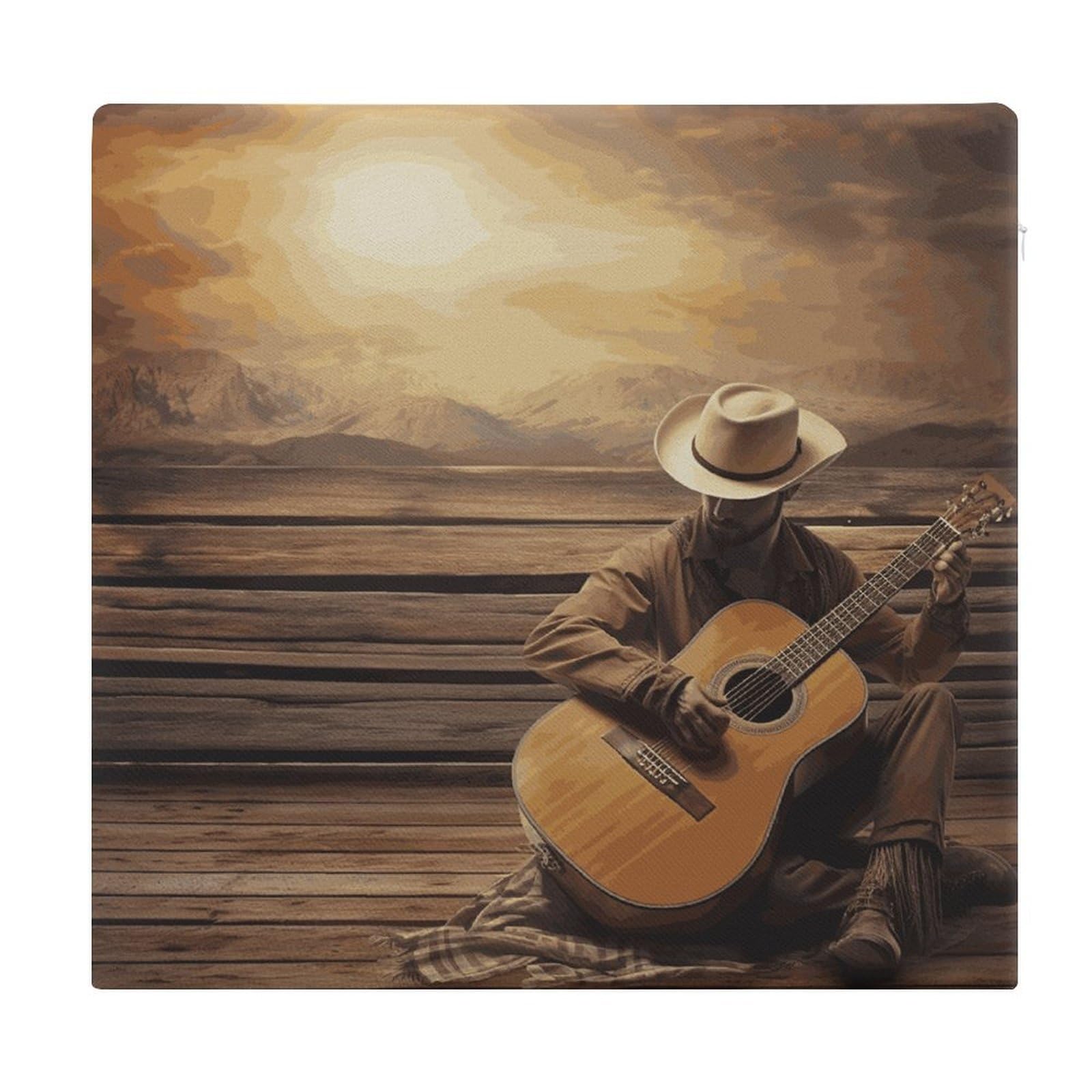 LDGSUPH - Western music seat cushions for office chair square cushions soft floor cushions comfortable sofa cushions memory foam cushions for the