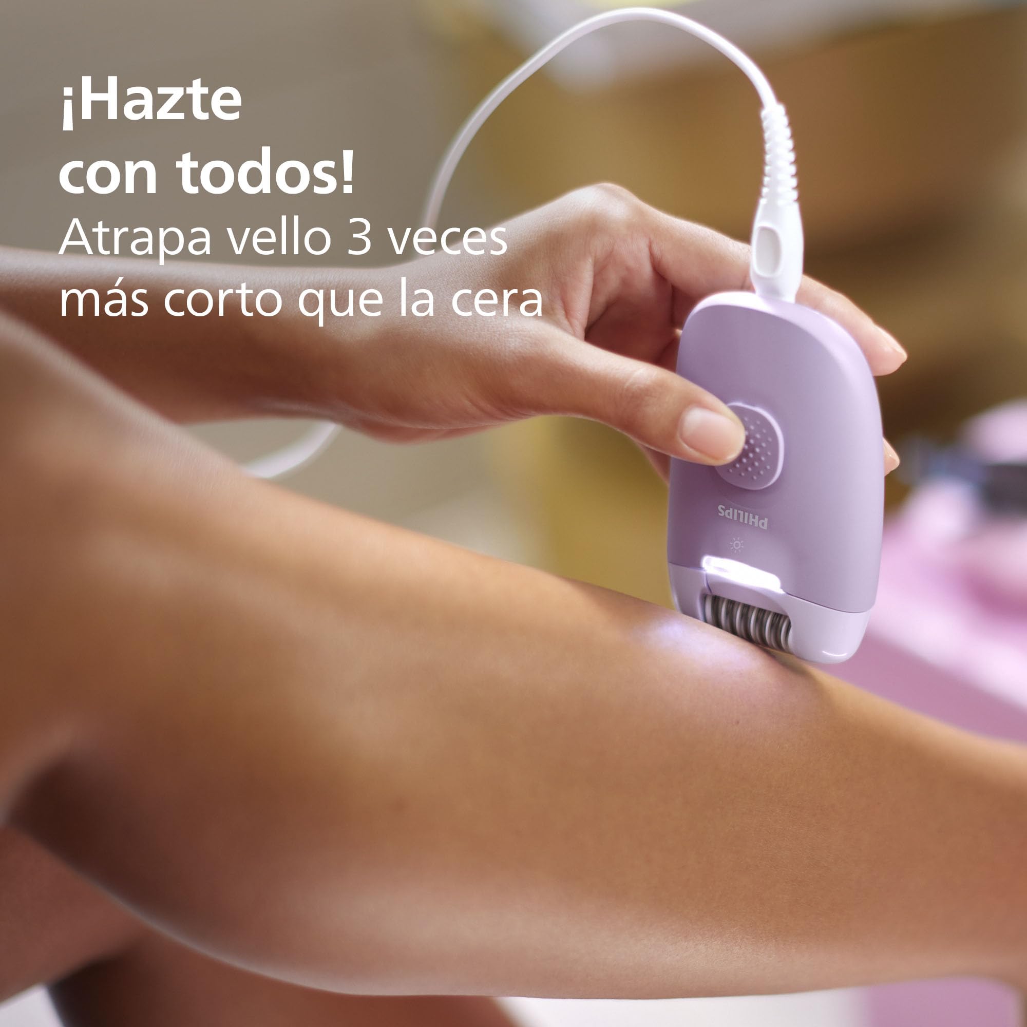 Philips Depiladora Serie 4000, depiladora con cable para el cuerpo y la zona del bikini, depila, afeita y recorta, dispositivo para eliminar el vello para mujeres, BRE257/00