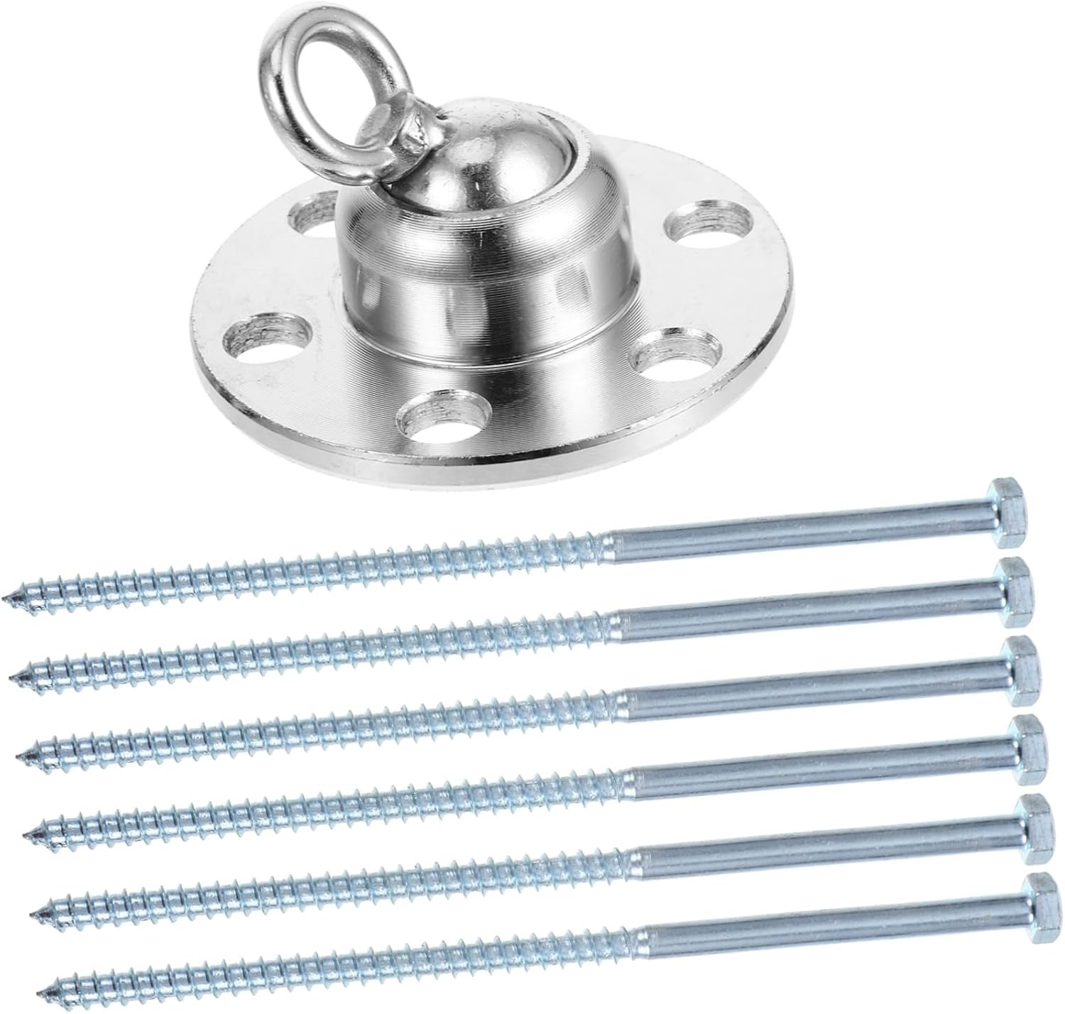 Yardwe Dog Stake Tie Out Set Ground Stake for Dog Leash Portable Heavy Duty Anchor Rotation Design