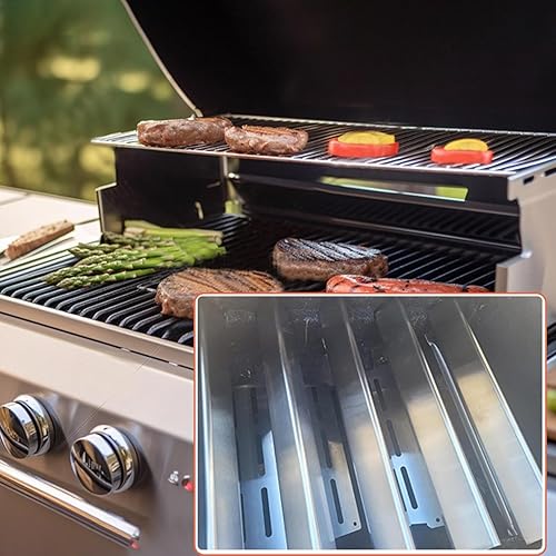 Miniatura 7 de 65505 Deflector de calor para Weber Genesis 300 Series, Genesis ES-310, ES-320, ES-330 con perillas de control frontal, pieza de repuesto de