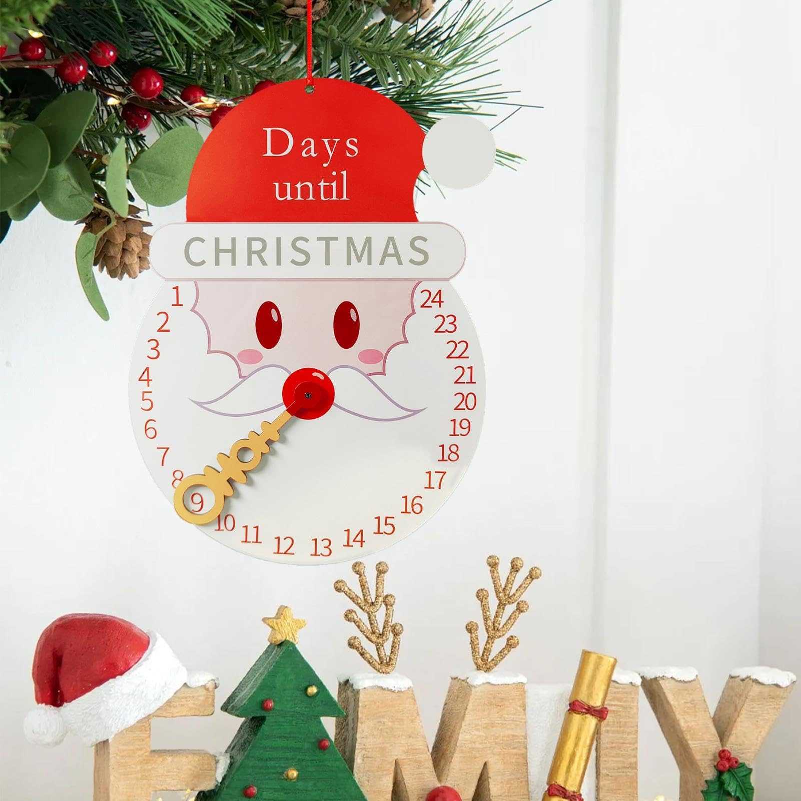 Amazon.co.jp: Christmas Countdown Clock Calendar, Christmas