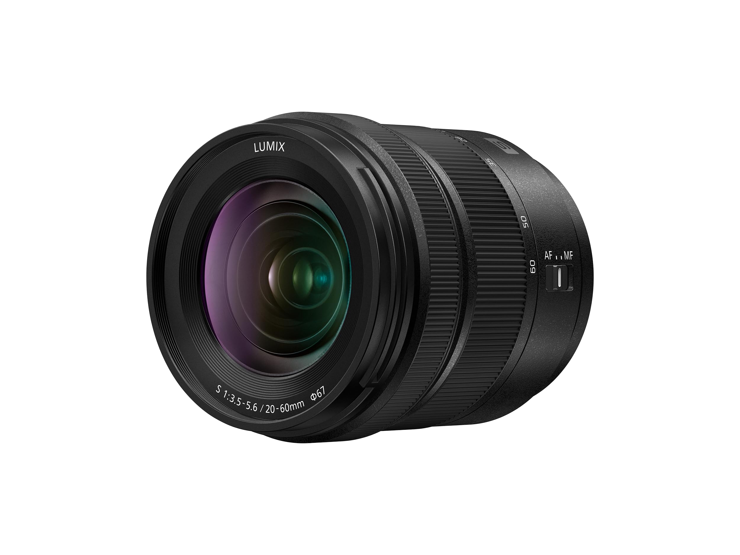 Panasonic Lumix S-R2060E Obiettivo 20-60 mm, F3.5-5.6, Design Rugged, Pratico e Versatile, Nero