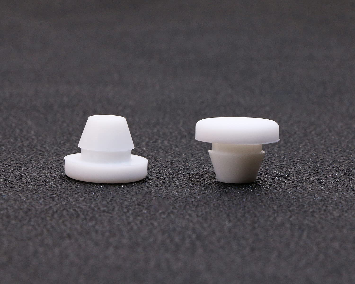 PATIKIL 6,5 mm diameter siliconen ronde klik, 30 stuks in type