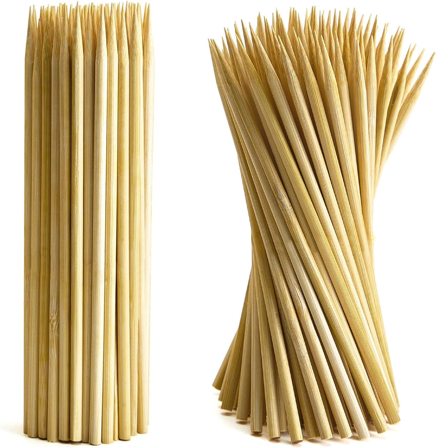 Pocheon® - 4 mm Thick (14 Inch Length - 90 Pcs) Natural Bamboo Skewers for BBQ，Appetiser，Fruit，Cocktail，Kabob，Chocolate Fountain，Grilling，Barbecue，Kitchen，Crafting and Party (14 in, 90) (B0D3GQXR61) Amazon Price History, Amazon Price Tracker